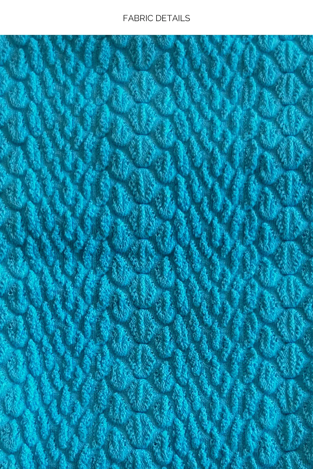 WAVY BABY - Drawstring Tube Top & Mini Skirt • Caribe Blue