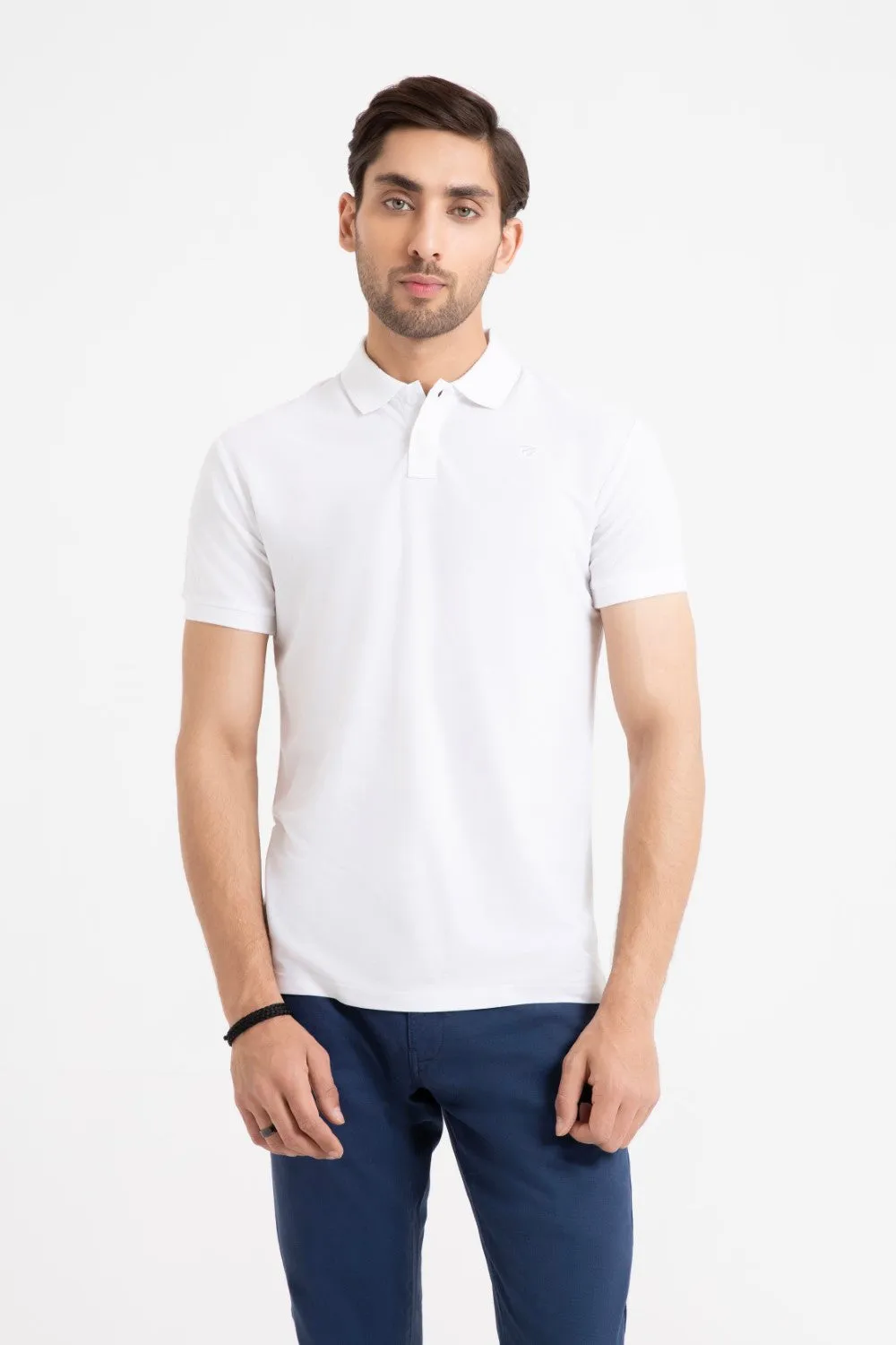 White Collar T-Shirt