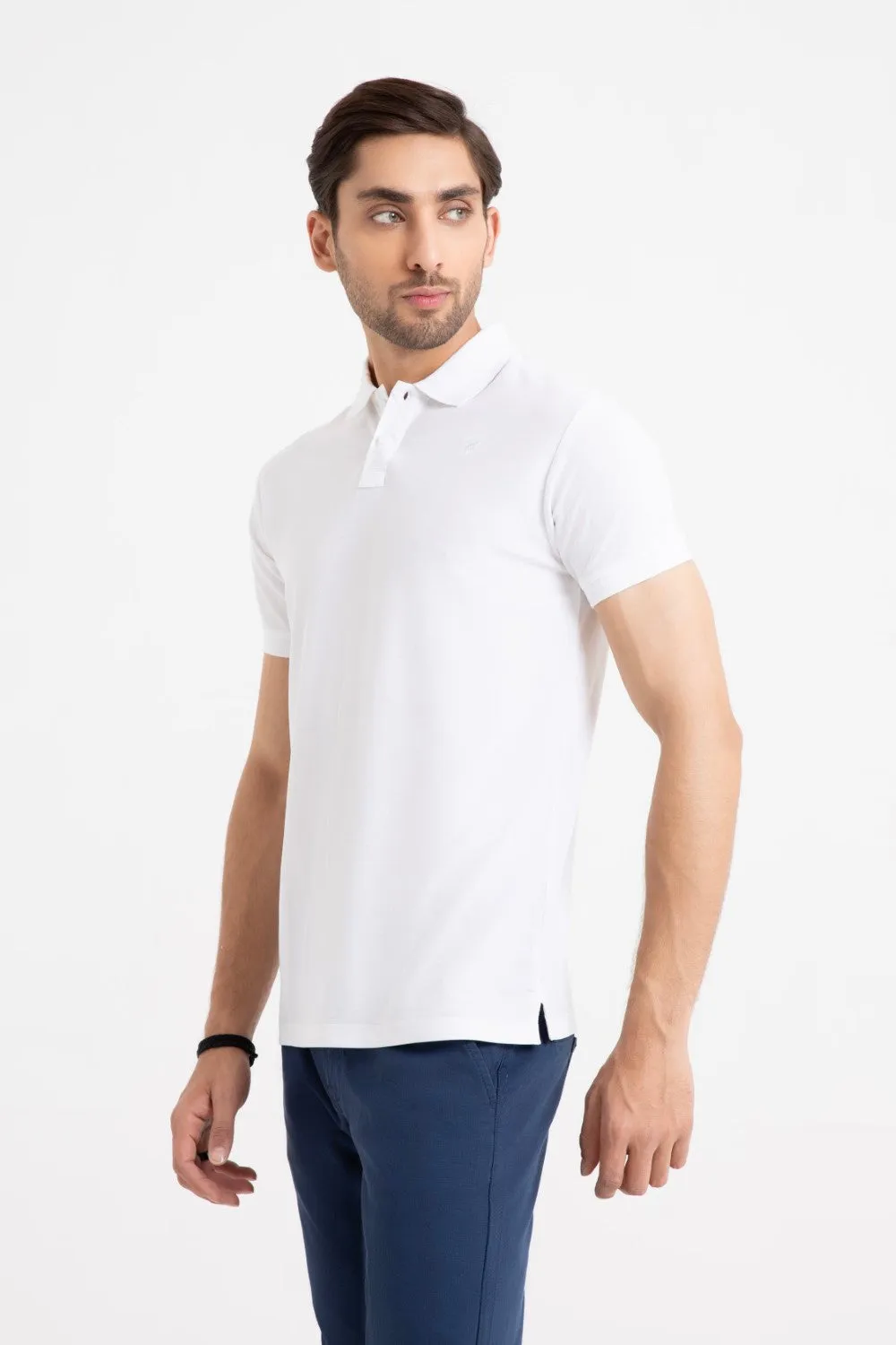White Collar T-Shirt