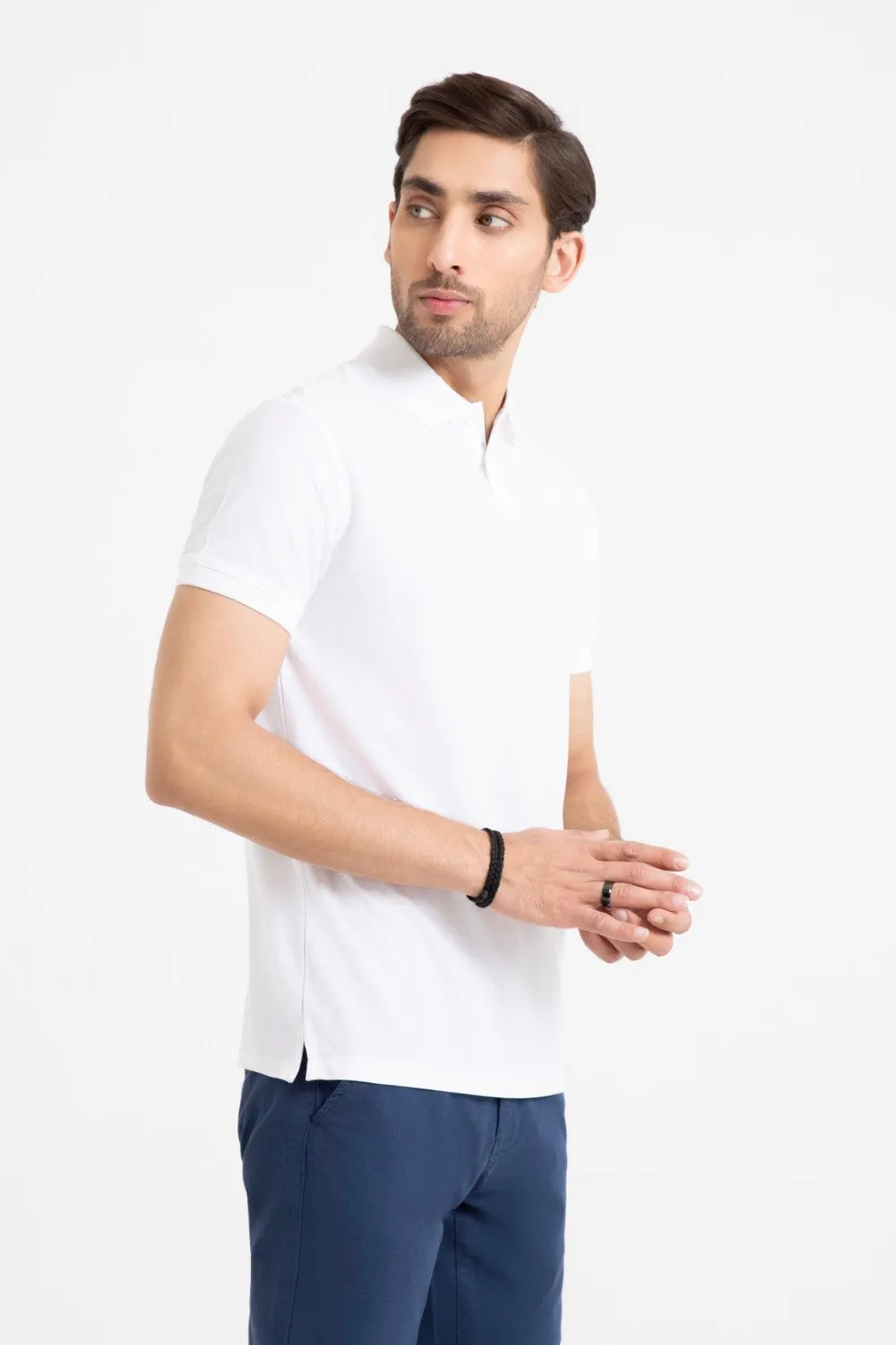 White Collar T-Shirt