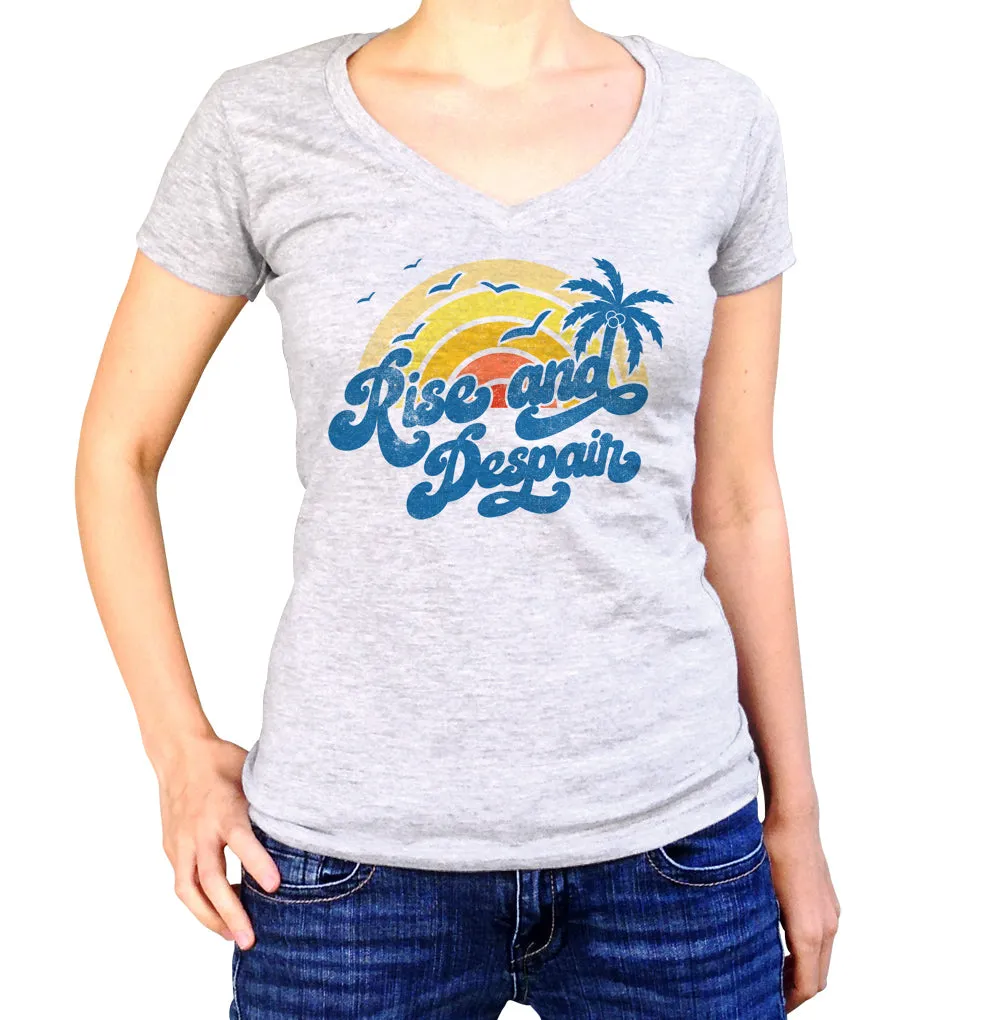 Women's Rise and Despair Vneck T-Shirt