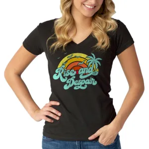 Women's Rise and Despair Vneck T-Shirt