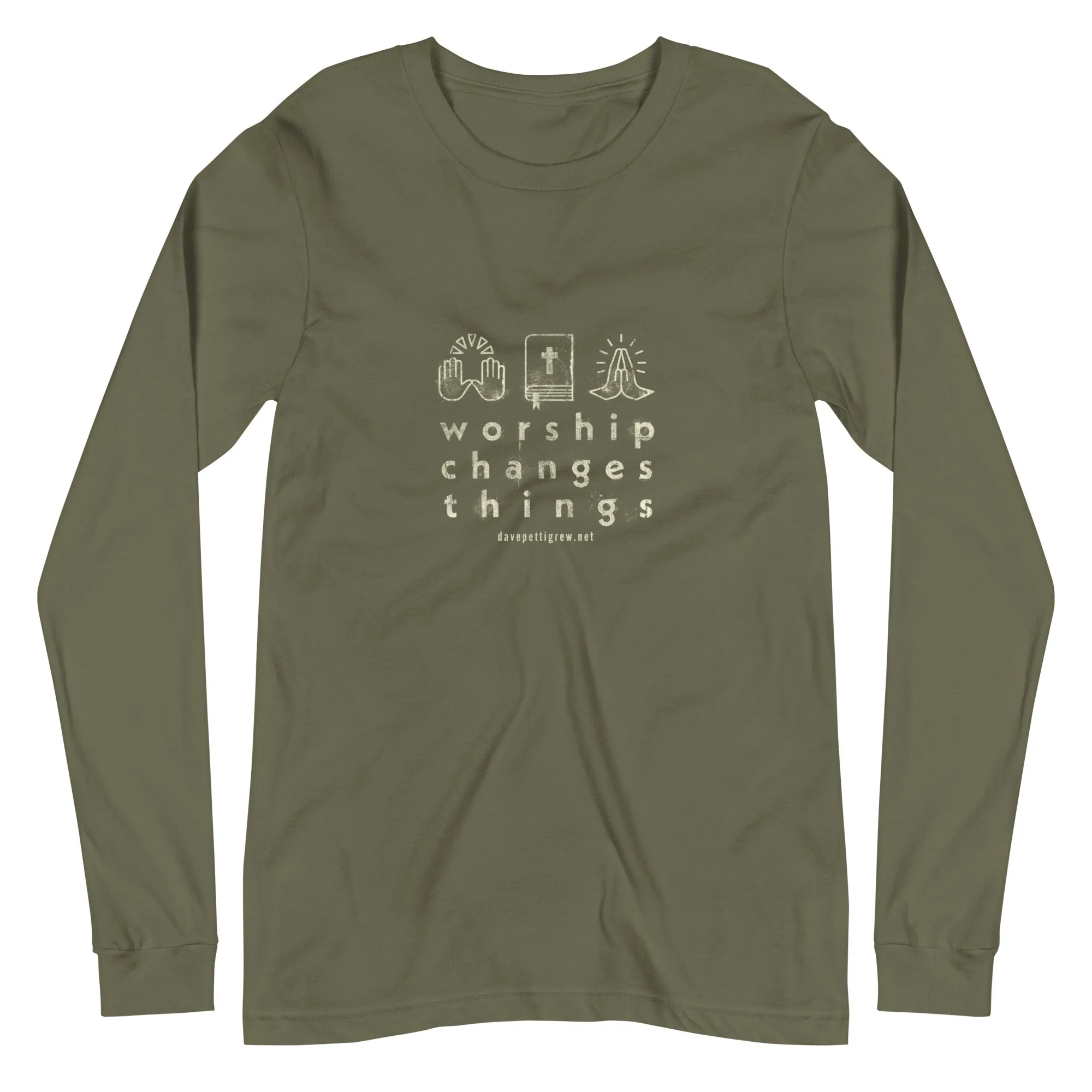 Worship Changes Things Unisex Long Sleeve Tee