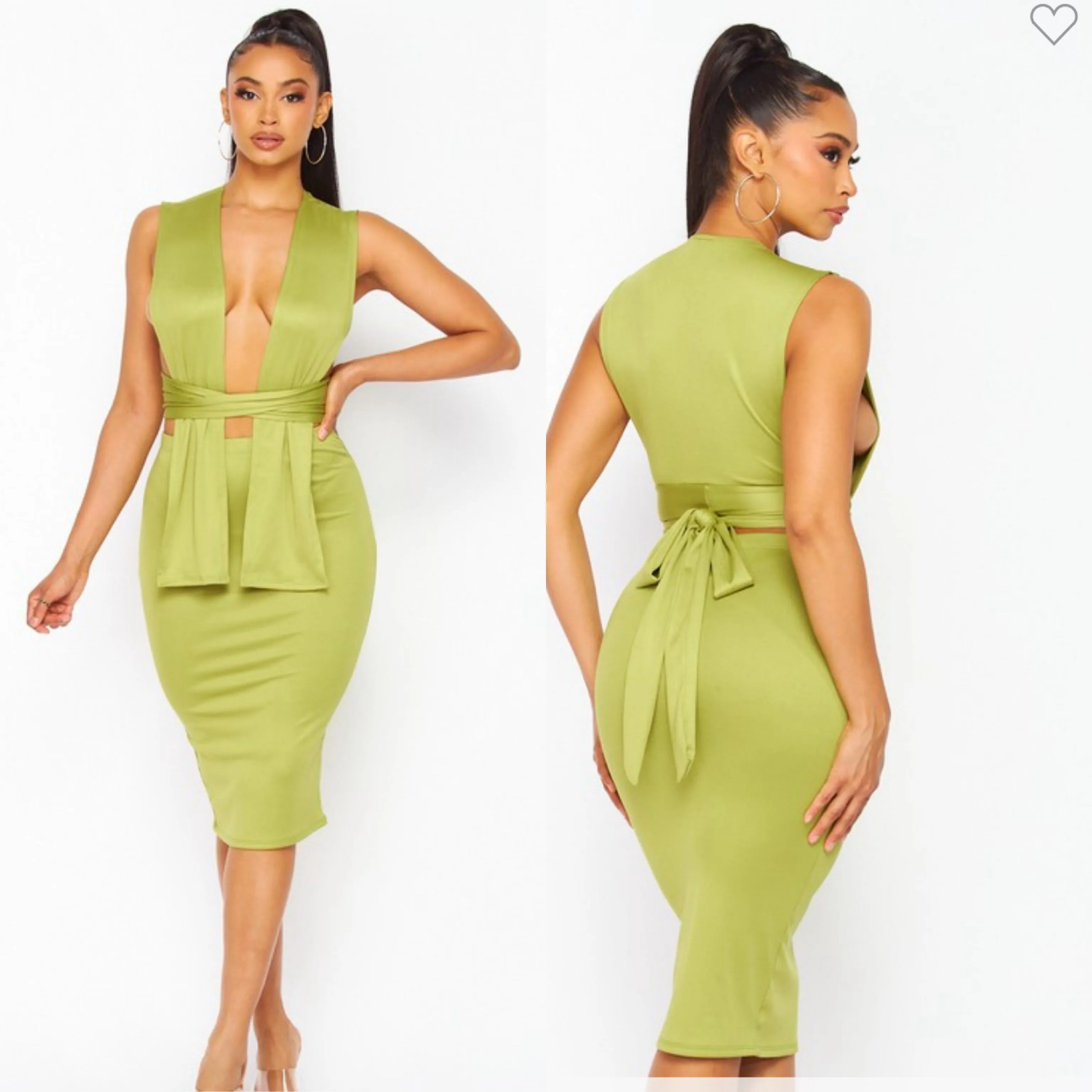 Wrap it Around 2Pc Skirt Set