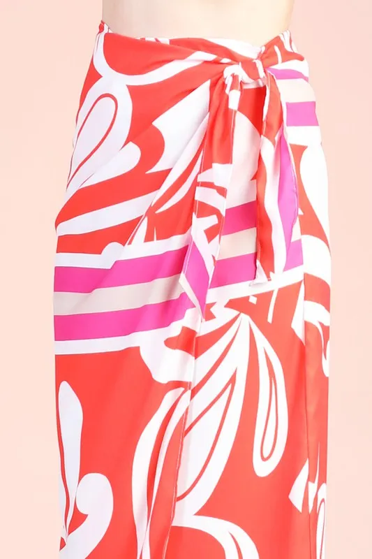 Wrap Midi Skirt