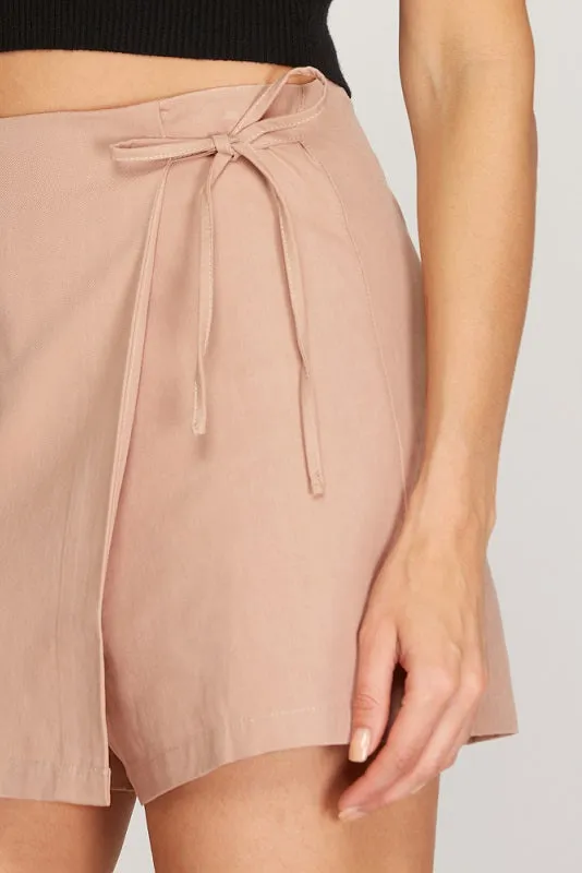 Wrap Skort with Side Tie