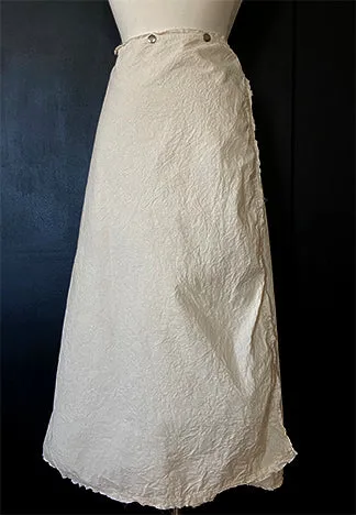 WRAP SNAP SKIRT LONG OYSTER