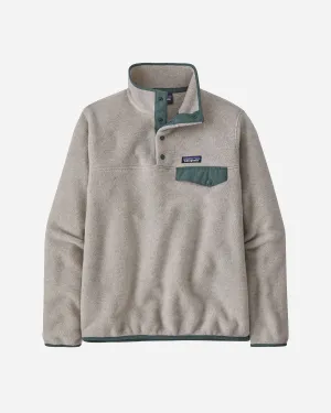 W's LW Synch Snap-T P/O - Oatmeal Heather w/Nouveau Green
