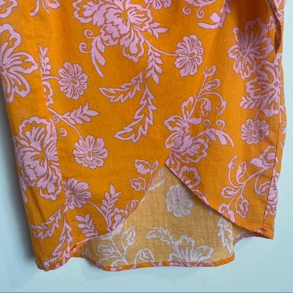 Xirena Sydni Sarong Skirt in Tropicana Orange