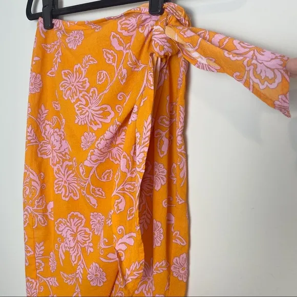 Xirena Sydni Sarong Skirt in Tropicana Orange