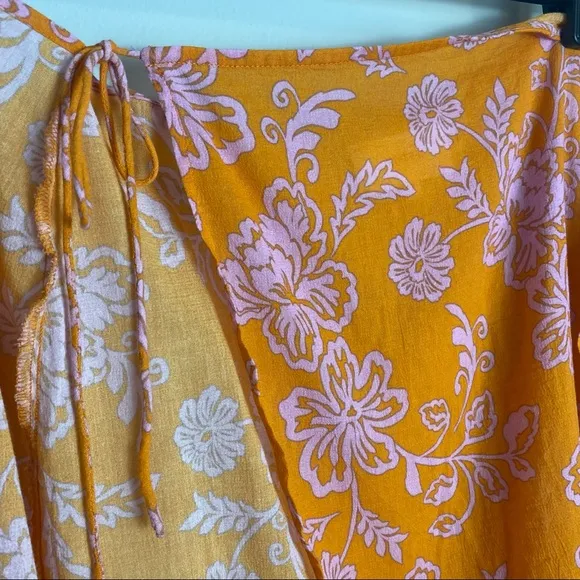 Xirena Sydni Sarong Skirt in Tropicana Orange
