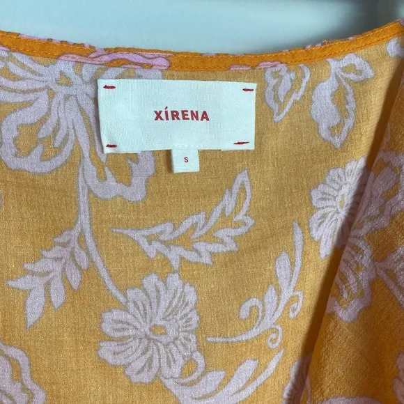 Xirena Sydni Sarong Skirt in Tropicana Orange