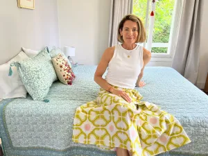 Yellow Condor Wrap Skirt