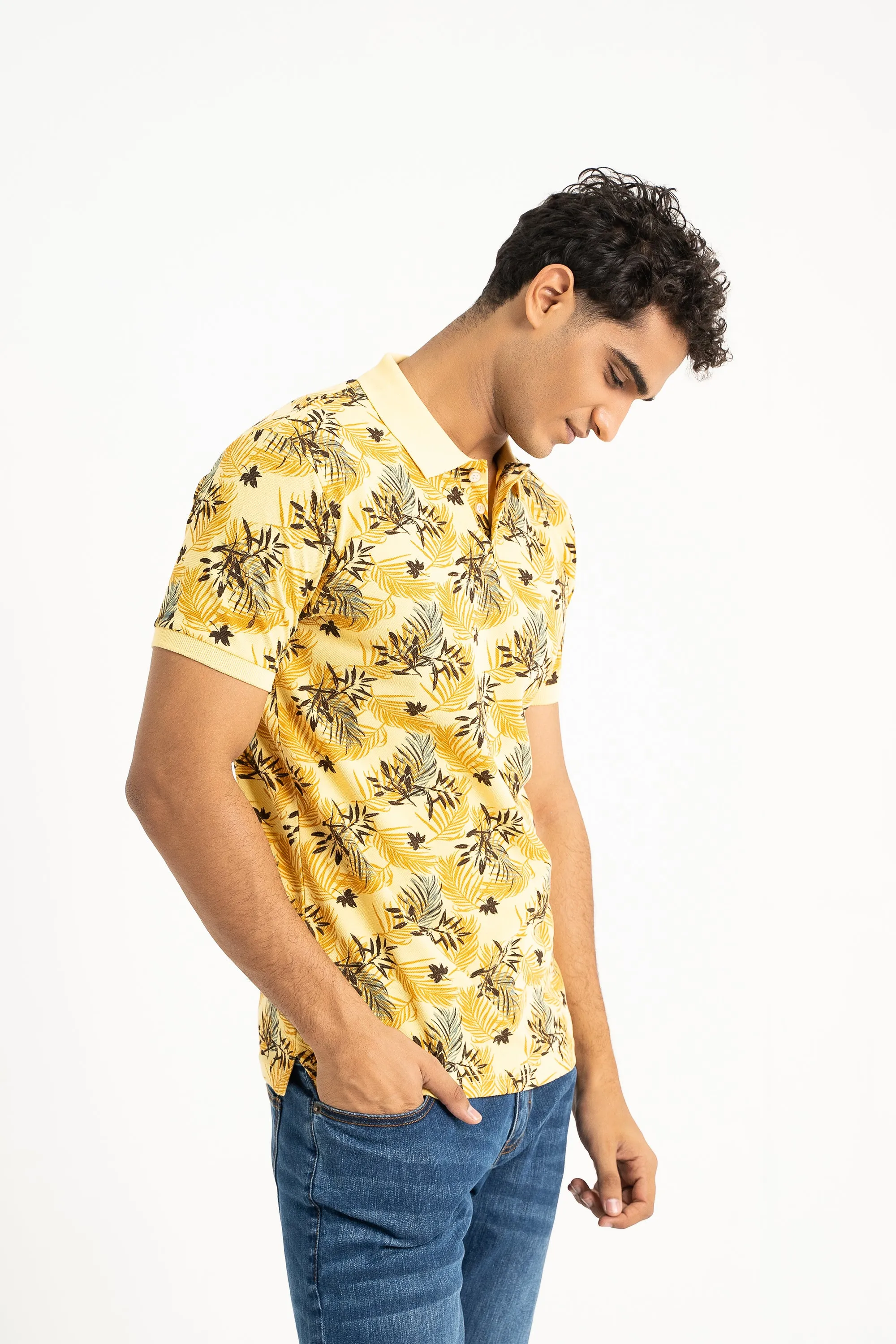 Yellow Viscouse T-Shirt