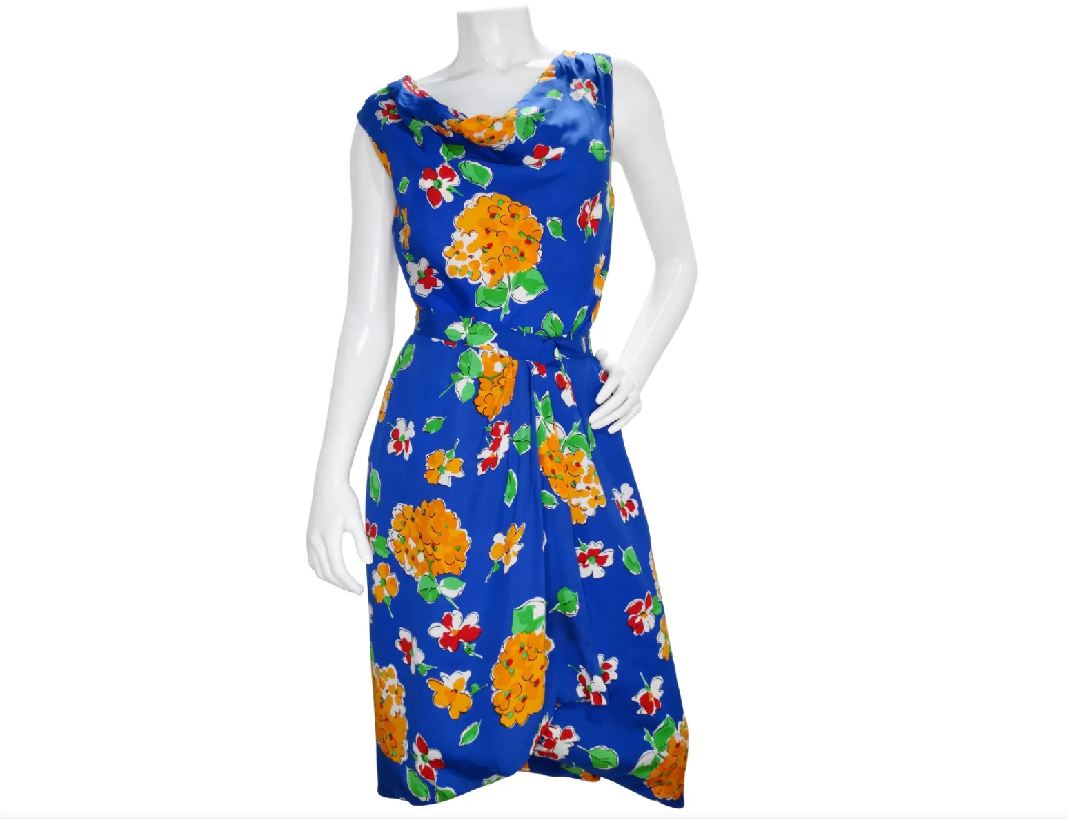 Yves Saint Laurent Floral Skirt Set
