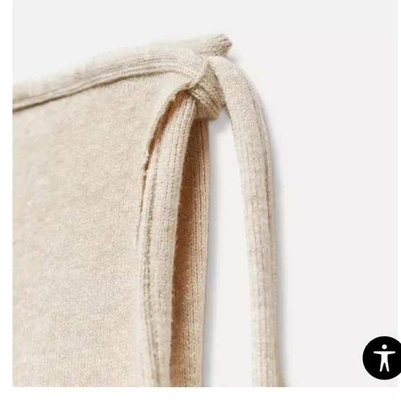 Zara Wrap Style Knit Skirt