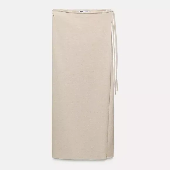 Zara Wrap Style Knit Skirt
