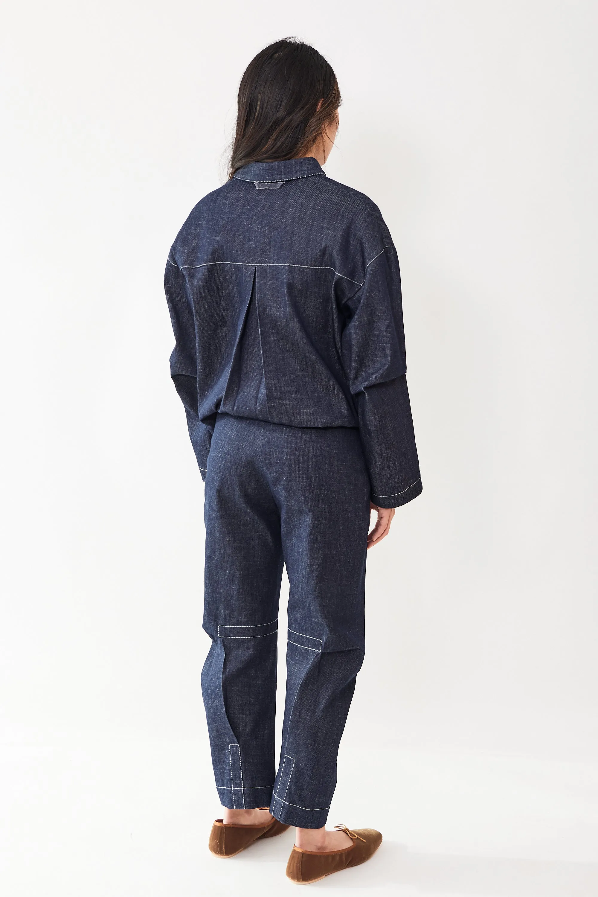 Zero   Maria Cornejo Eco Denim Biker Pant