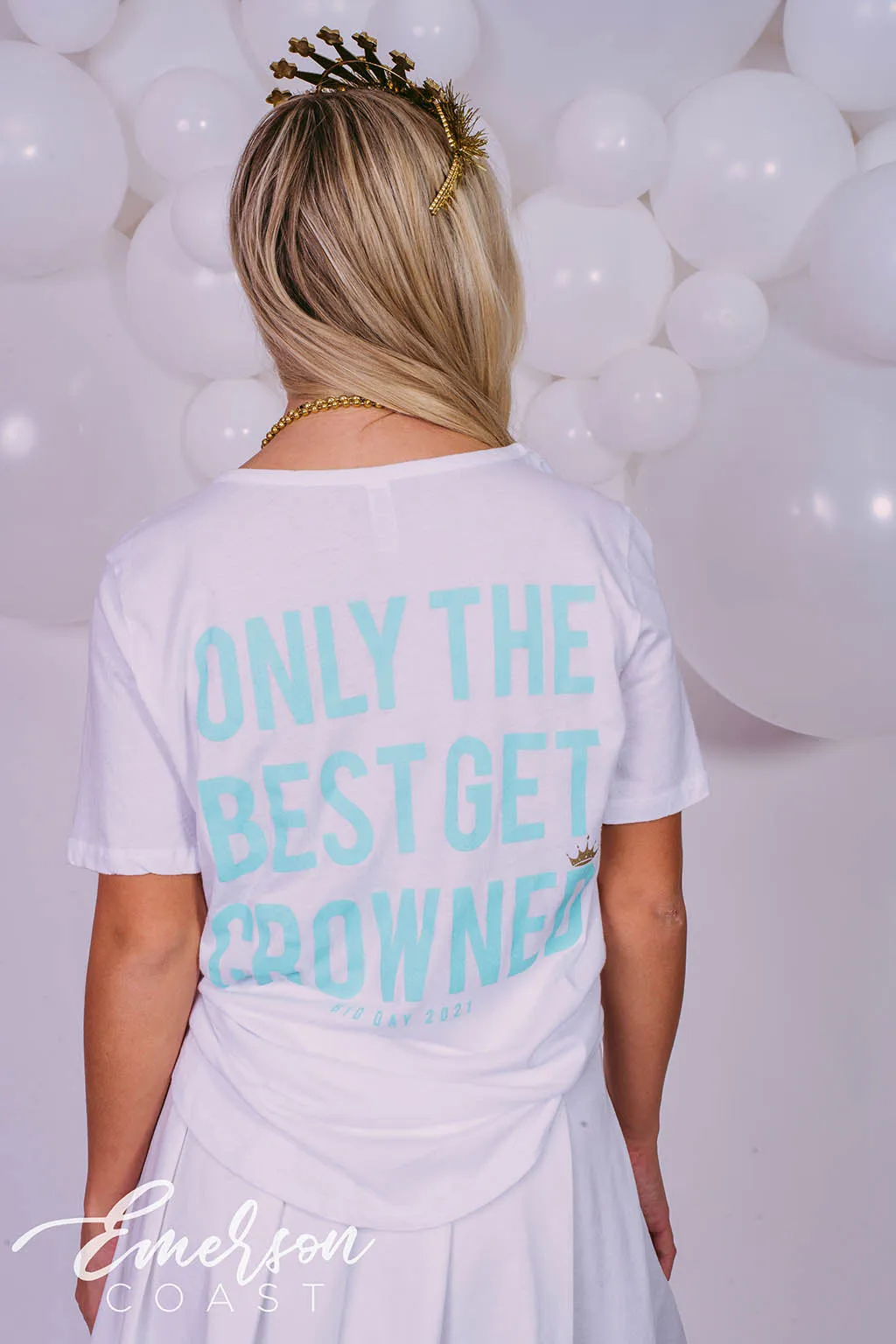Zeta Only The Best Get Crowned Bid Day Notch Tee