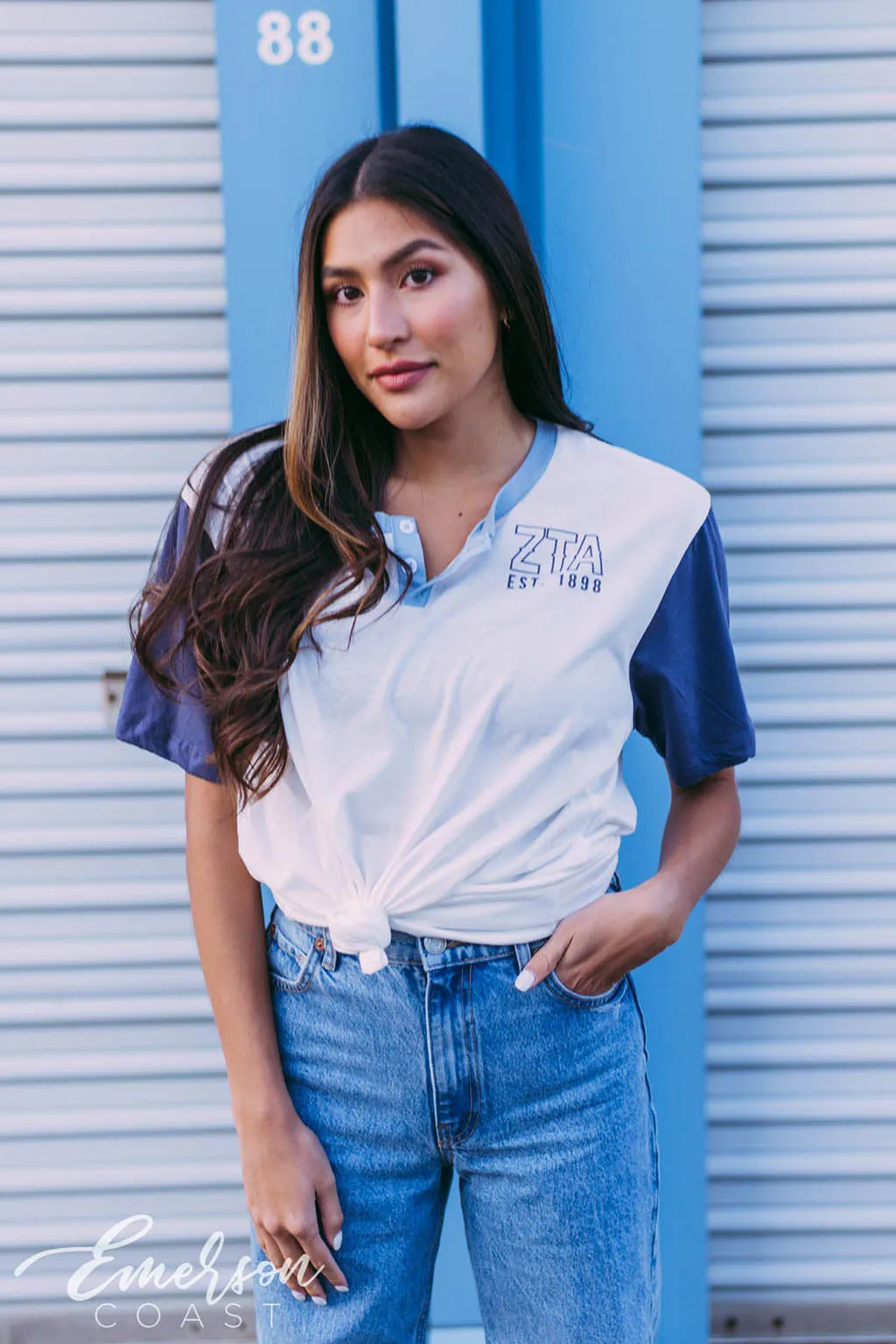 Zeta Tau Alpha 1898 PR Henley