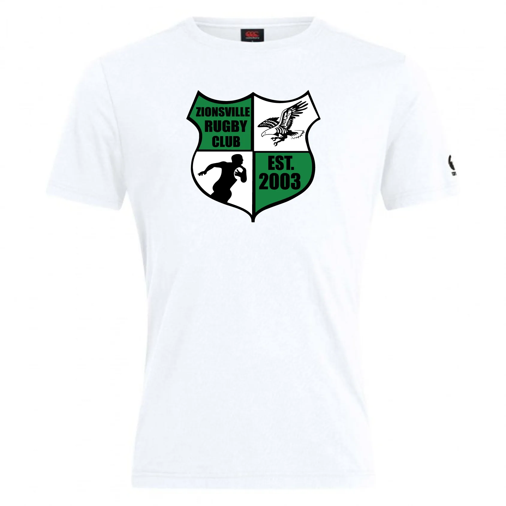 Zionsville Rugby Club Plain Tee by Canterbury
