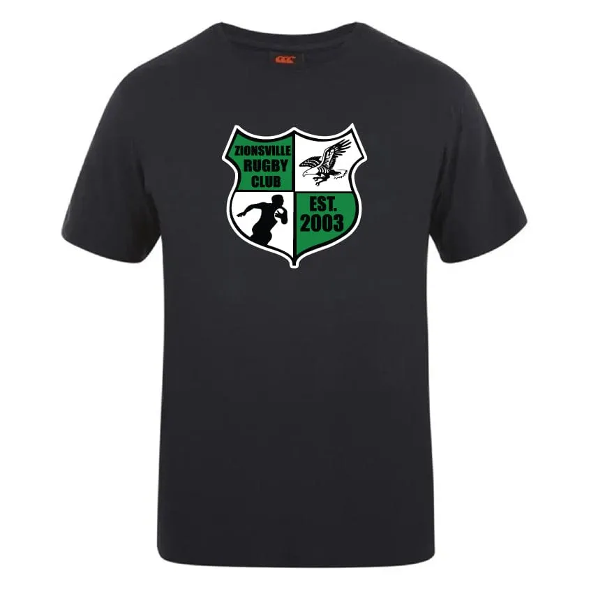 Zionsville Rugby Club Plain Tee by Canterbury