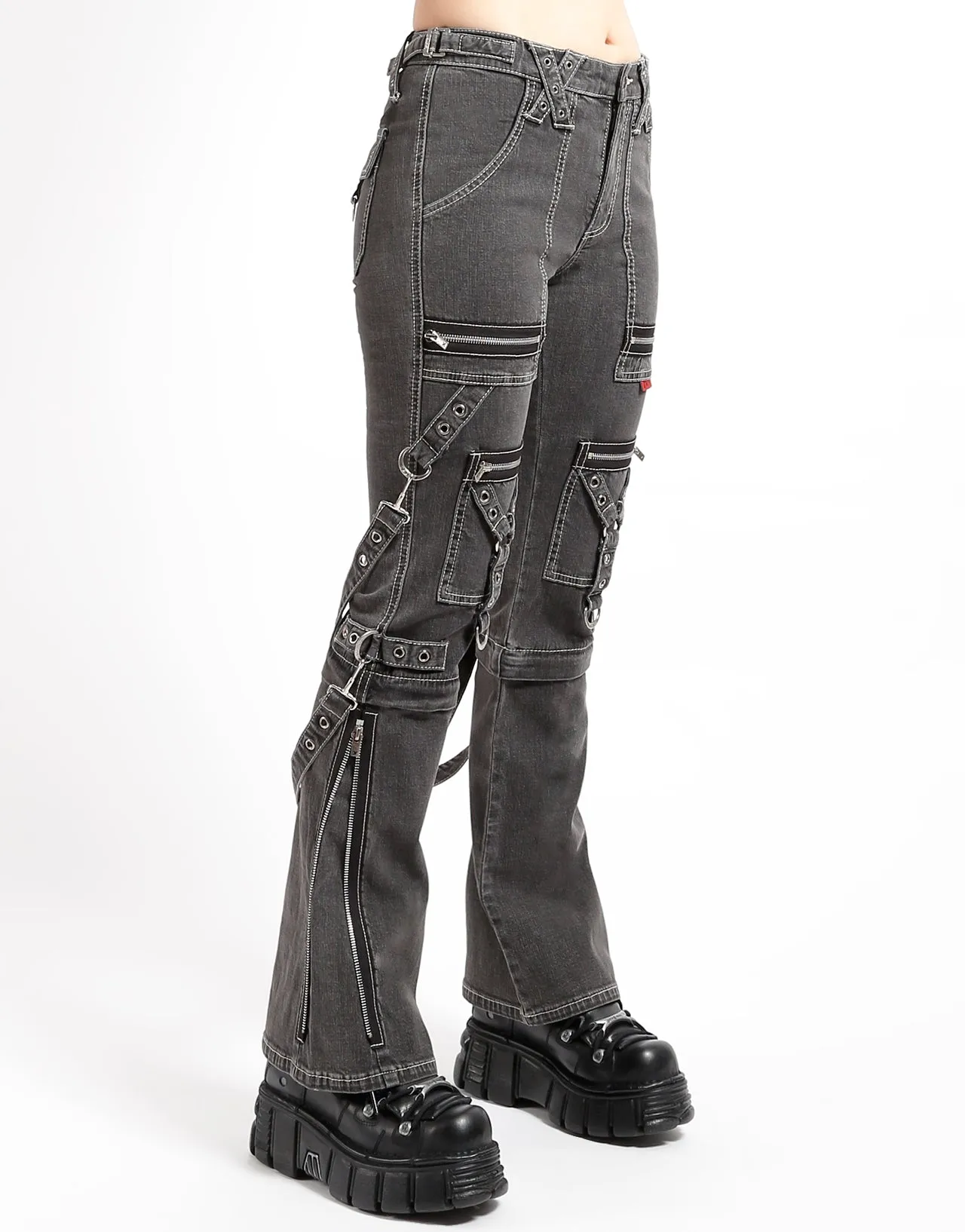 ZIP TO ZIP PANT BLACK DENIM