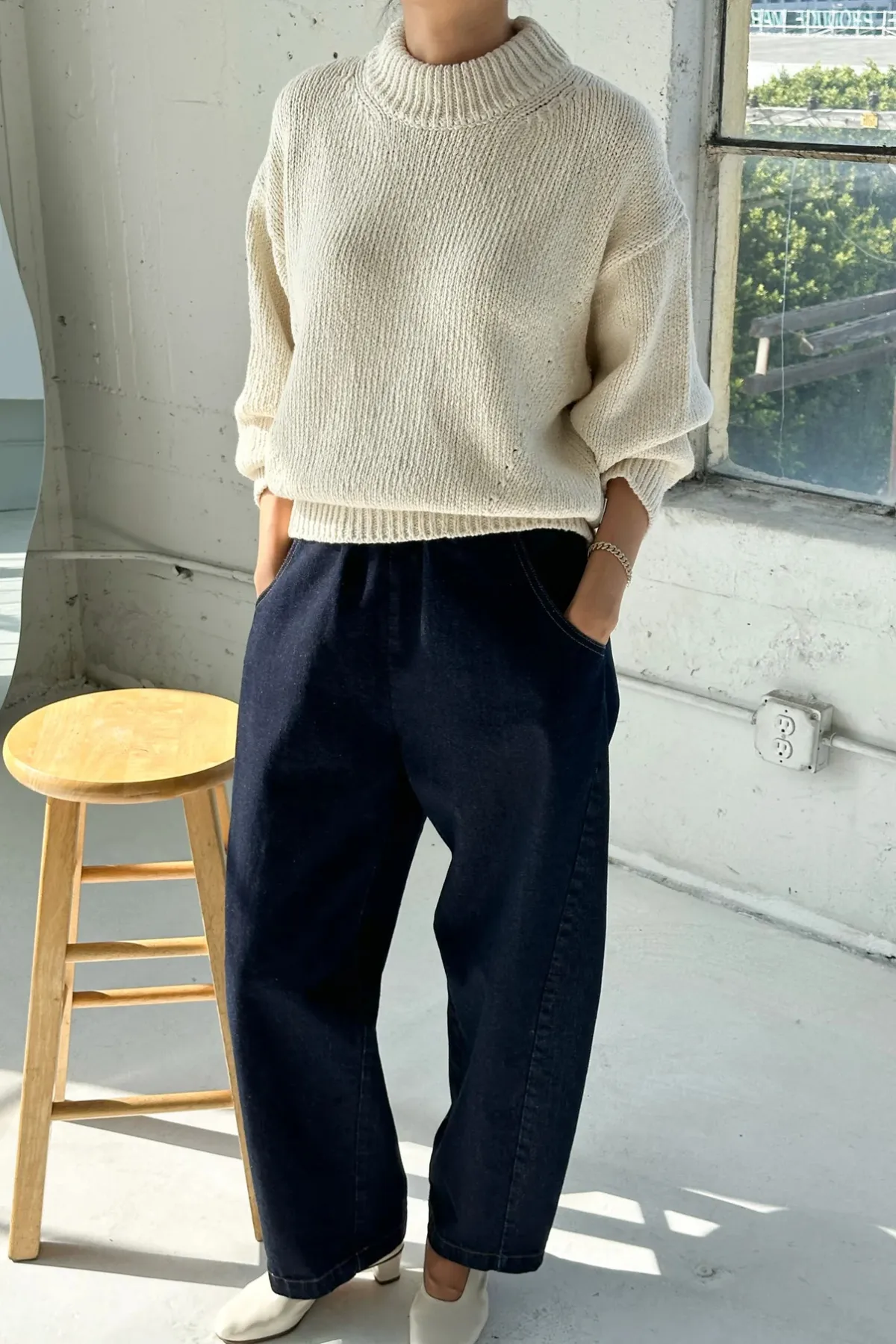 Zoe Cotton Sweater